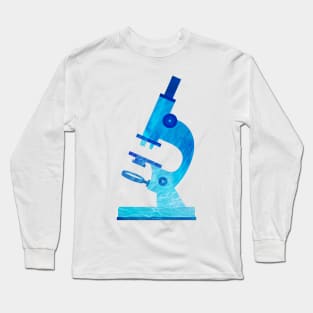 Lightning Blue Microscope Long Sleeve T-Shirt